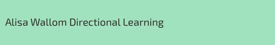 Alisa Wallom Directional Learning